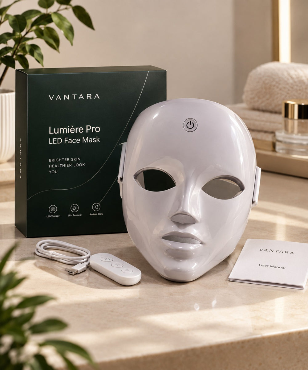 Lumière Pro LED face mask with Vantara packaging
